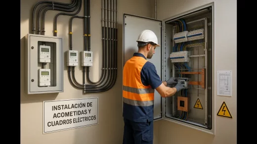 Instalación y mantenimiento de cuadros eléctricos y acometidas eléctricas en Blanes, Tossa de Mar, Lloret de Mar, Palafolls, Tordera, Platja d'Aro, Sant Feliu de Guíxols, S'Agaró, Calonge, Calella, Arenys de Mar, Malgrat de Mar, Pineda de Mar, Sant Pol de Mar, Canet de Mar.